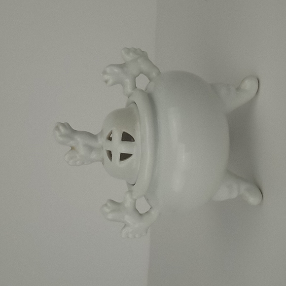 Vintage foo dog incense pot